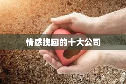 情感挽回的十大公司