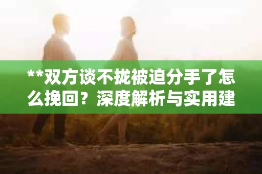 **双方谈不拢被迫分手了怎么挽回？深度解析与实用建议**