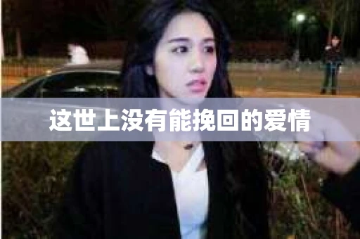 这世上没有能挽回的爱情 这世上没有能挽回的爱情