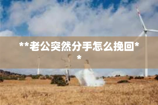 **老公突然分手怎么挽回**