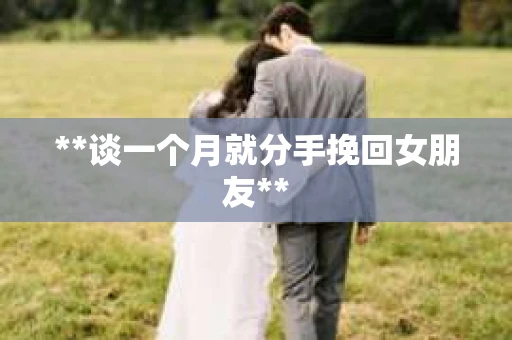**谈一个月就分手挽回女朋友**