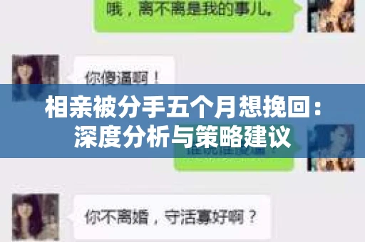 相亲被分手五个月想挽回：深度分析与策略建议