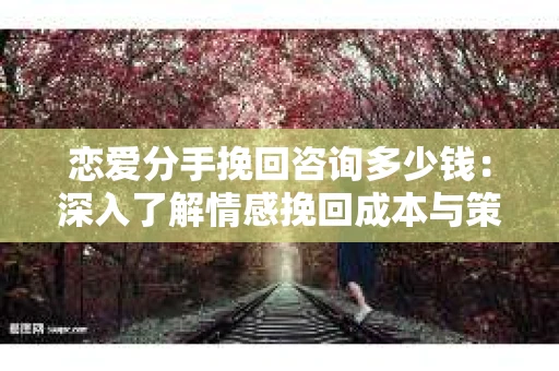恋爱分手挽回咨询多少钱：深入了解情感挽回成本与策略