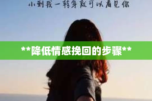 **降低情感挽回的步骤**