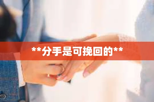 **分手是可挽回的**
