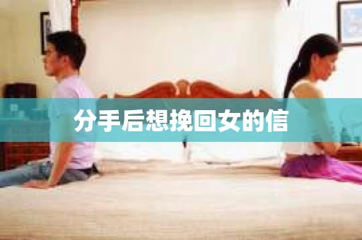 分手后想挽回女的信