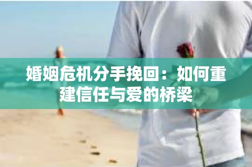 婚姻危机分手挽回：如何重建信任与爱的桥梁