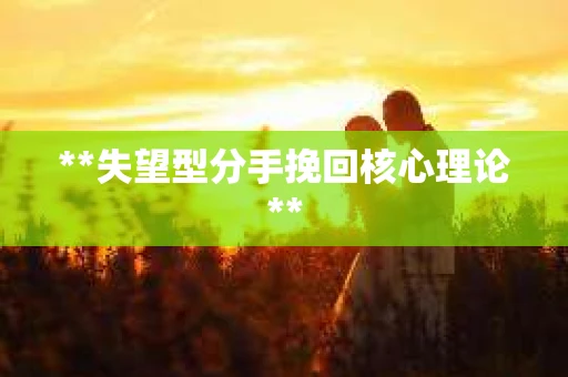 **失望型分手挽回核心理论**