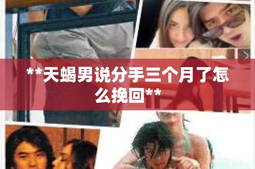 **天蝎男说分手三个月了怎么挽回**
