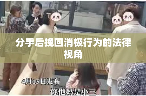分手后挽回消极行为的法律视角