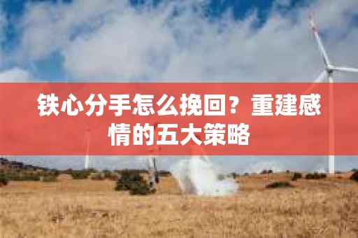 铁心分手怎么挽回？重建感情的五大策略