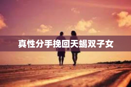 真性分手挽回天蝎双子女