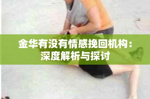 金华有没有情感挽回机构：深度解析与探讨