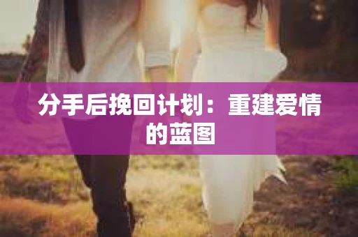 分手后挽回计划：重建爱情的蓝图