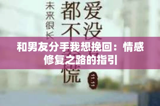 和男友分手我想挽回：情感修复之路的指引