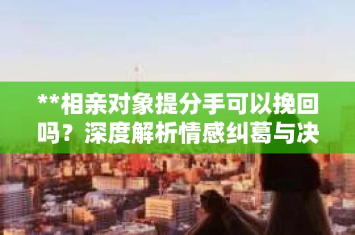 **相亲对象提分手可以挽回吗？深度解析情感纠葛与决策策略**