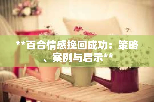 **百合情感挽回成功：策略、案例与启示**