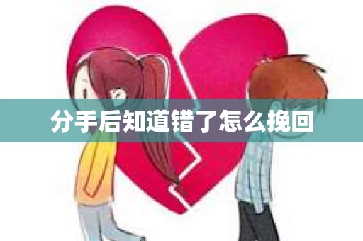 分手后知道错了怎么挽回