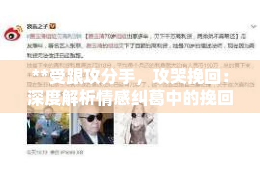 **受跟攻分手，攻哭挽回：深度解析情感纠葛中的挽回之道**