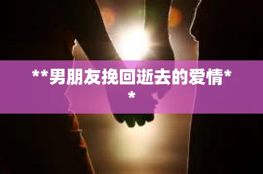**男朋友挽回逝去的爱情**