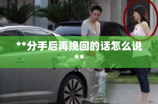 **分手后再挽回的话怎么说**