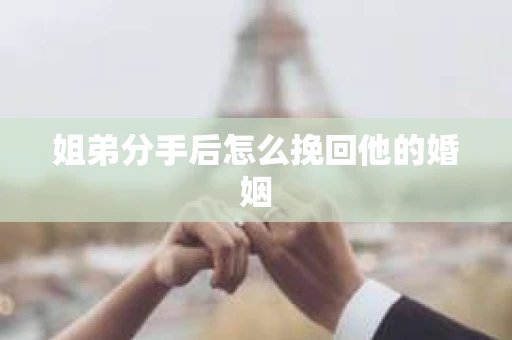 姐弟分手后怎么挽回他的婚姻