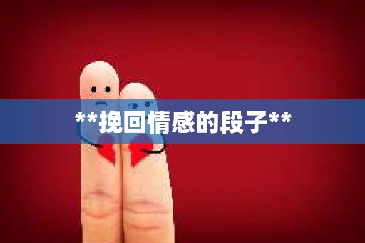 **挽回情感的段子**