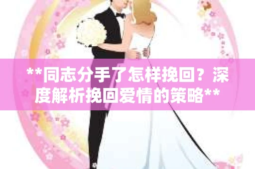 **同志分手了怎样挽回？深度解析挽回爱情的策略**