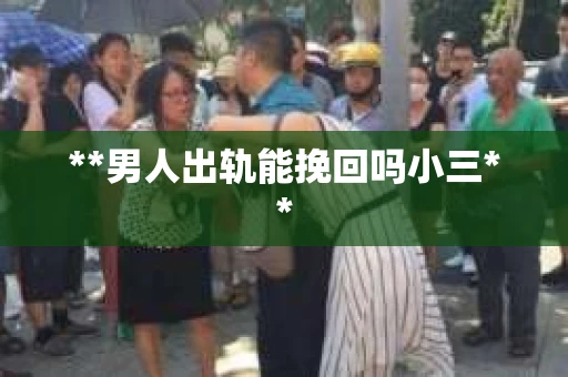 **男人出轨能挽回吗小三**