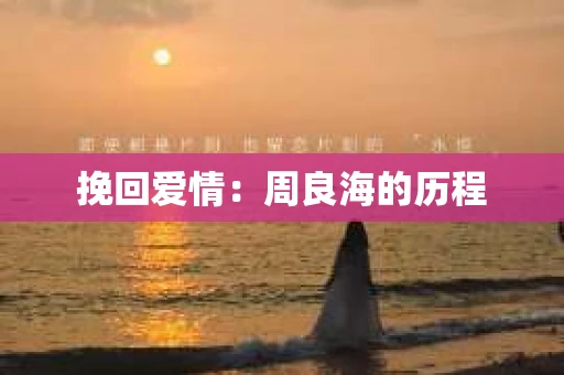 挽回爱情：周良海的历程