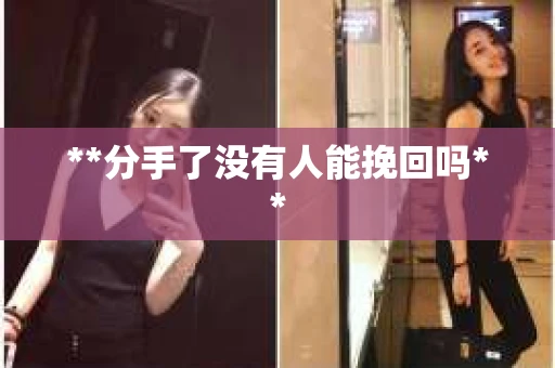 **分手了没有人能挽回吗**