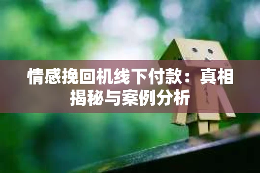 情感挽回机线下付款：真相揭秘与案例分析