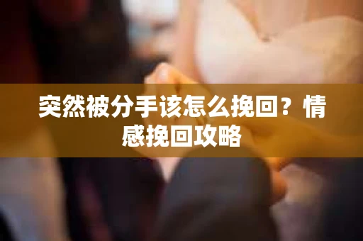 突然被分手该怎么挽回?情感挽回攻略 突然被分手该怎么挽回?情感挽回攻略