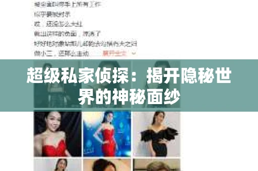 超级私家侦探：揭开隐秘世界的神秘面纱