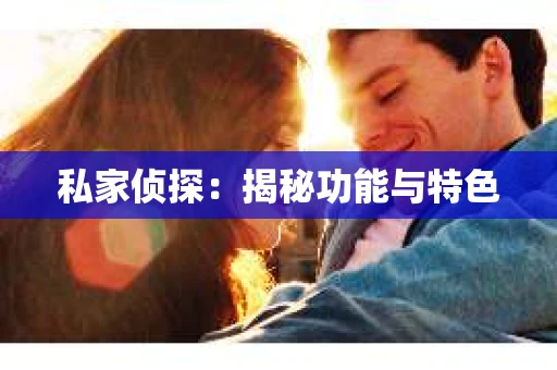 私家侦探：揭秘功能与特色