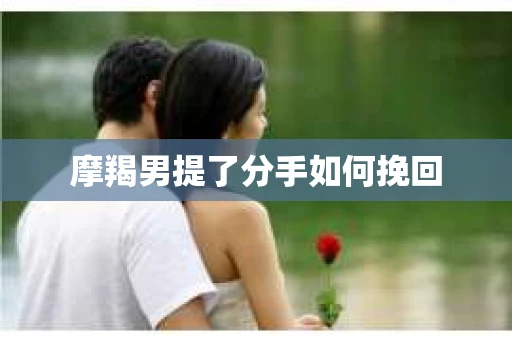 摩羯男提了分手如何挽回