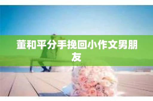 董和平分手挽回小作文男朋友 董和平分手挽回小作文男朋友